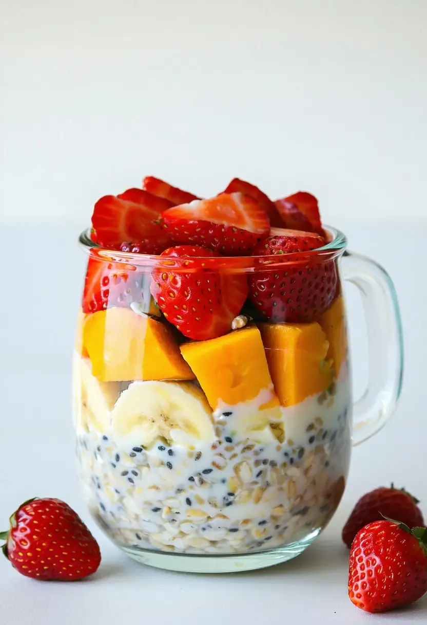 Overnight Oats Veganos Perfeitos