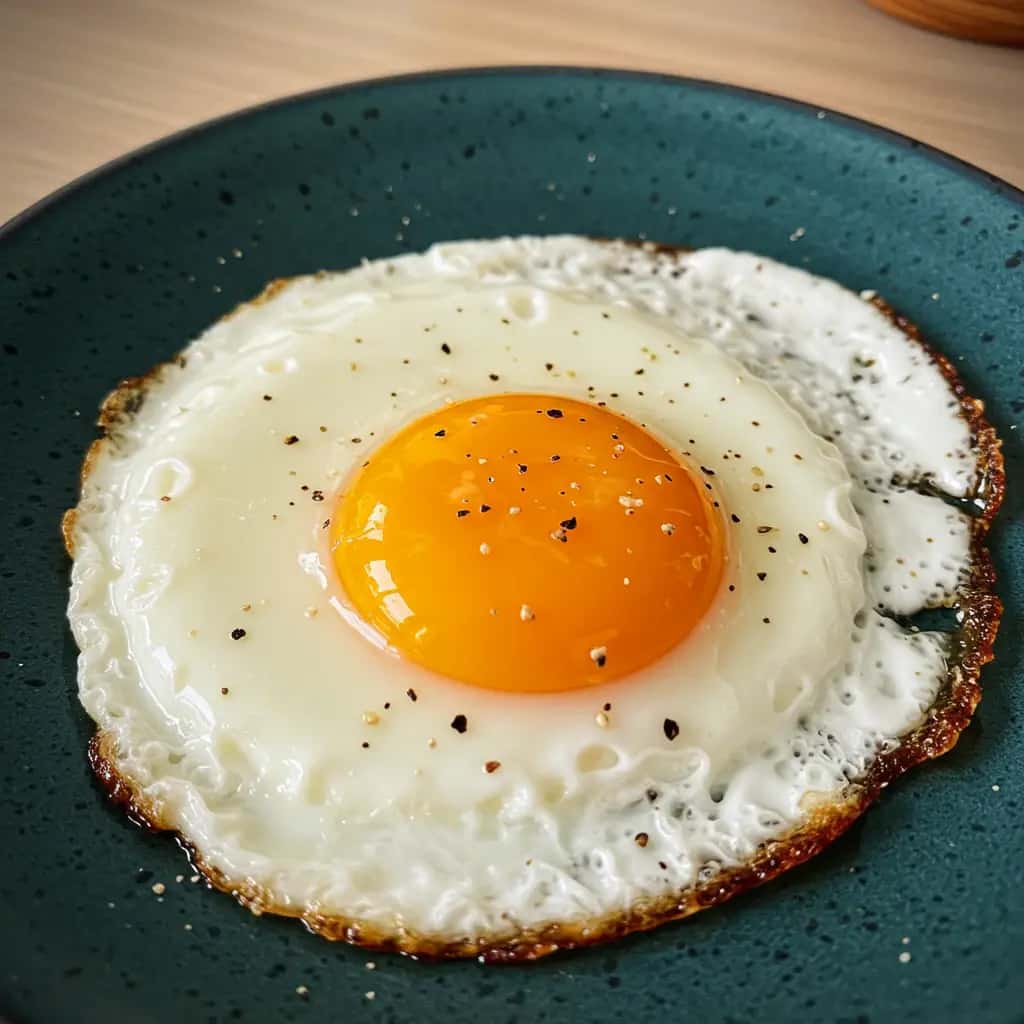 Ovo Frito Perfeito com Pimenta