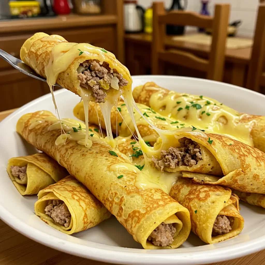 Panquecas de Carne Moída Nutritivas