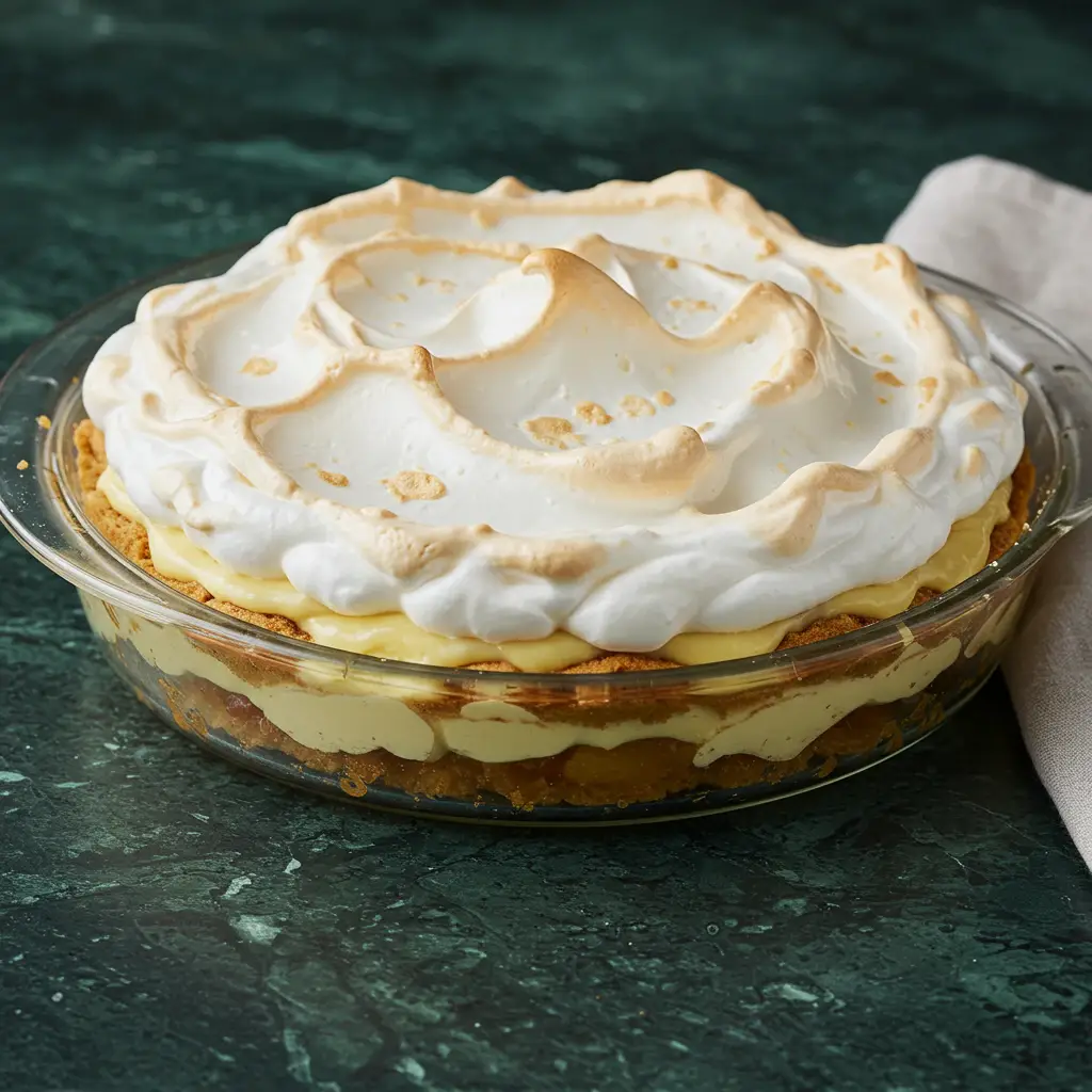 Pavê de Banana com Creme de Leite