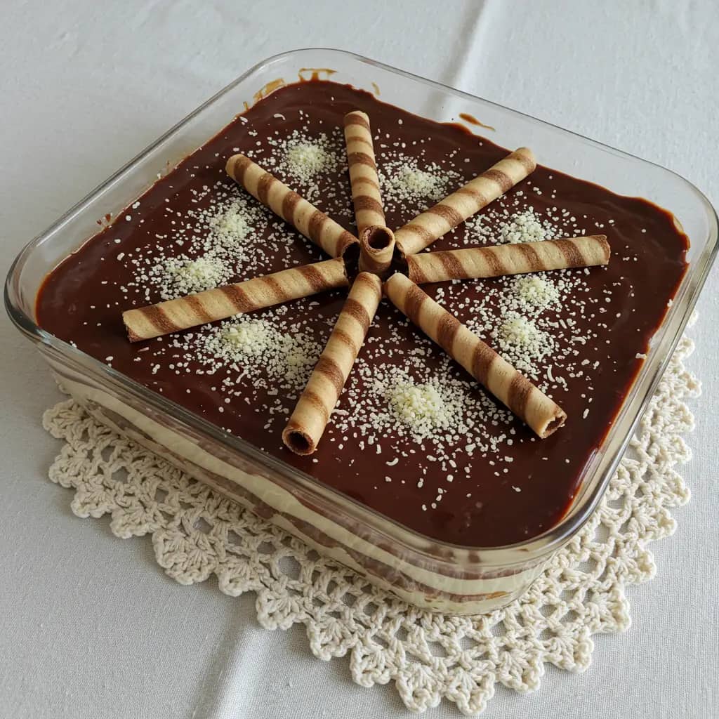 Pavê de Bolo de Chocolate