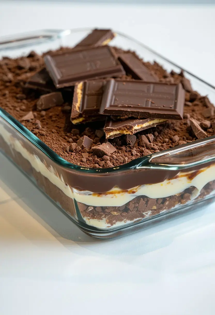 Pavê de Chocolate: Equilíbrio Perfeito