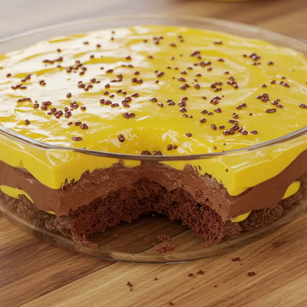 Pavê de Chocolate com Mousse de Maracujá: Textura Ideal