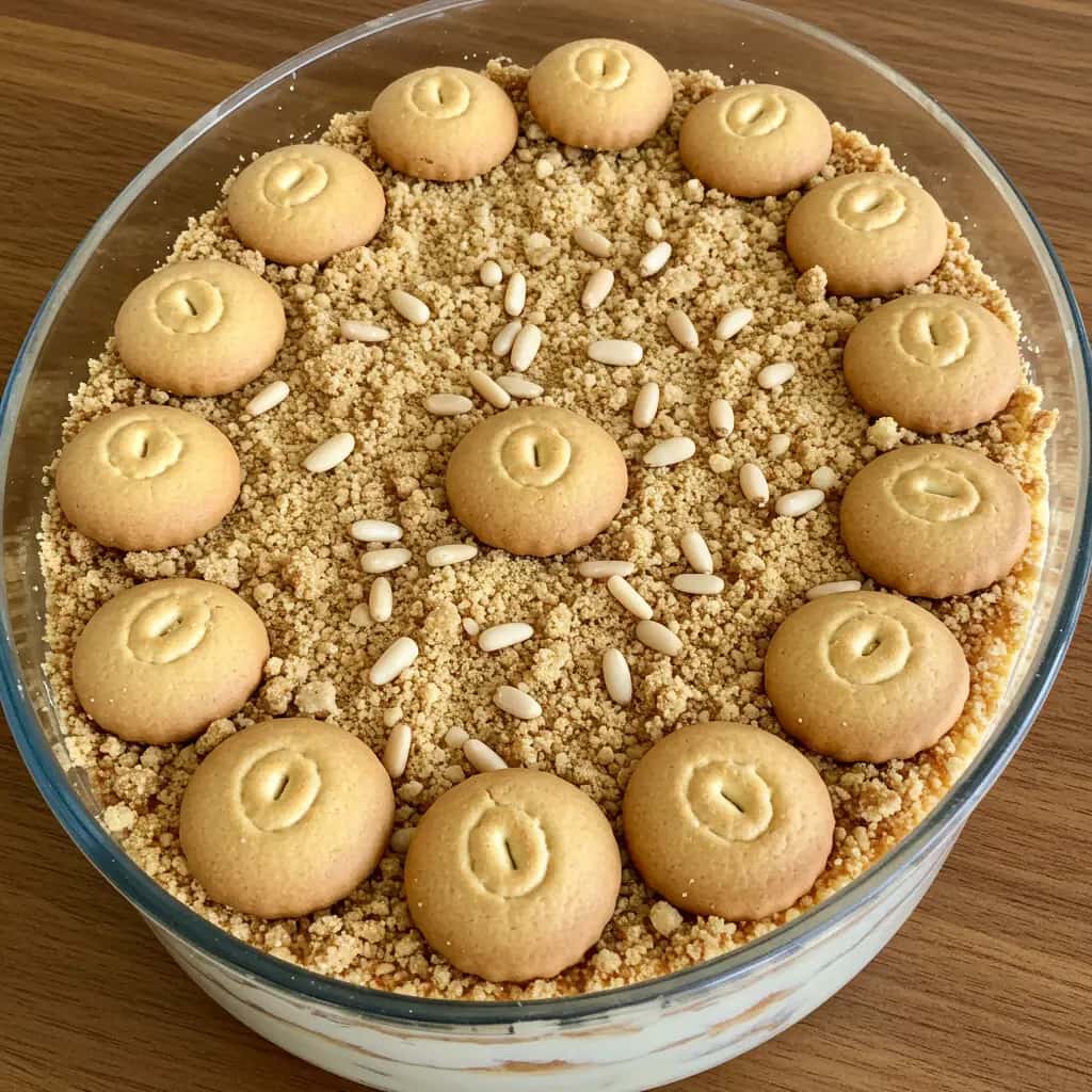 Pavê de Doce de Leite Caseiro com Amendoim