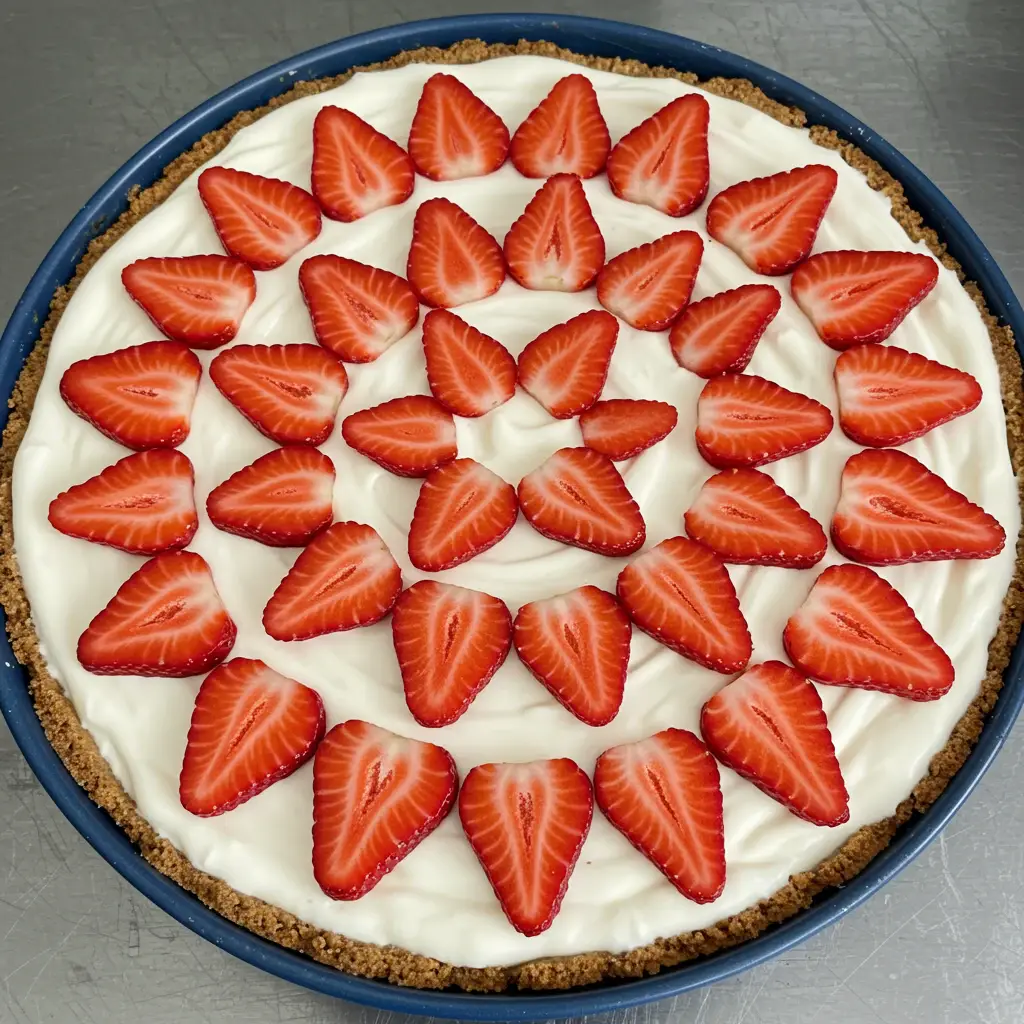 Pavê de Morango com Creme e Chantilly