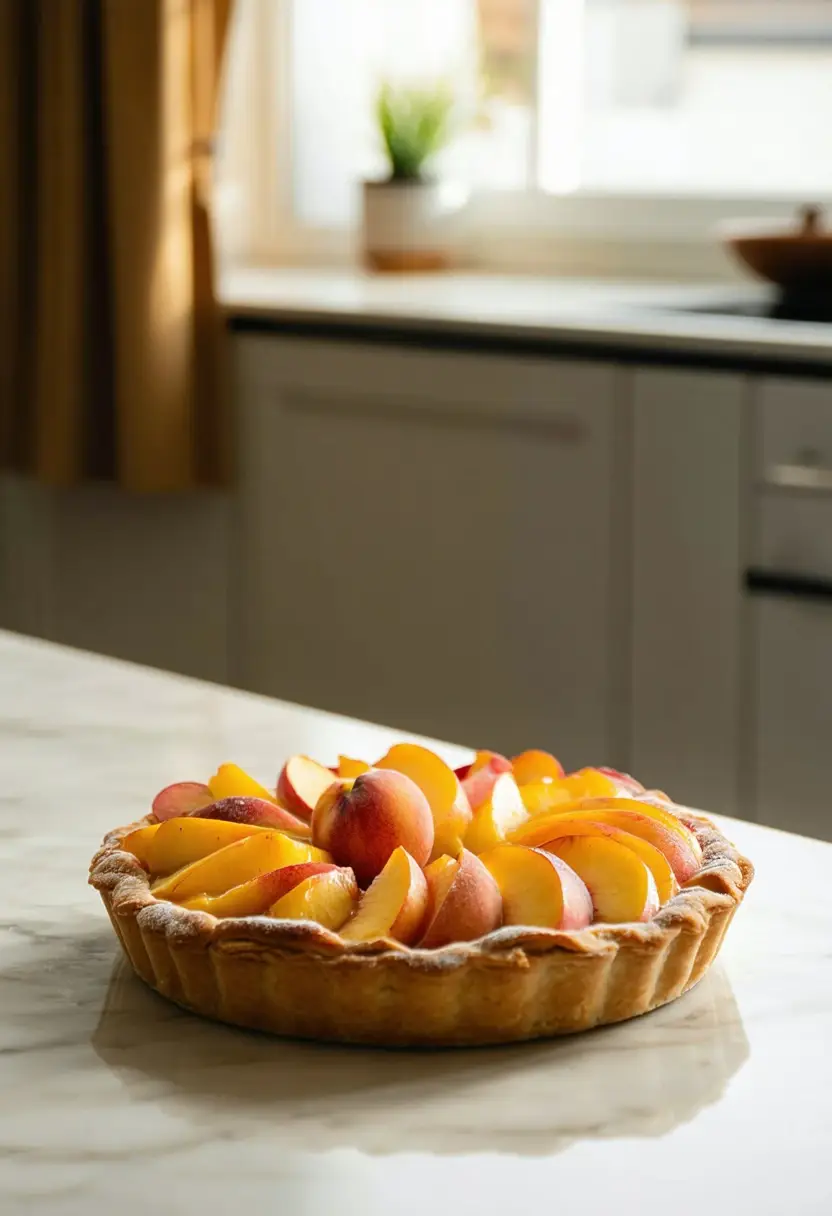 Torta de Pêssego Perfeita