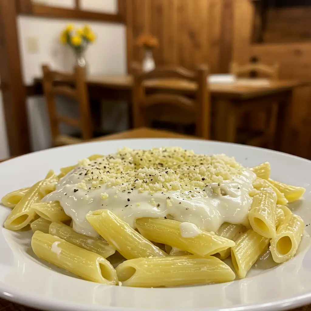 Penne ao Molho Branco: Super Saudável!