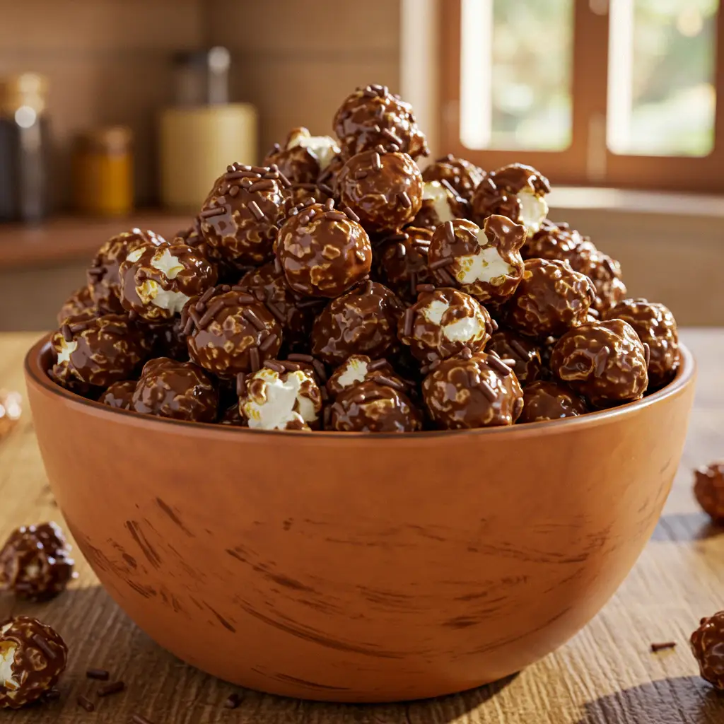 Pipoca de Chocolate Caseira