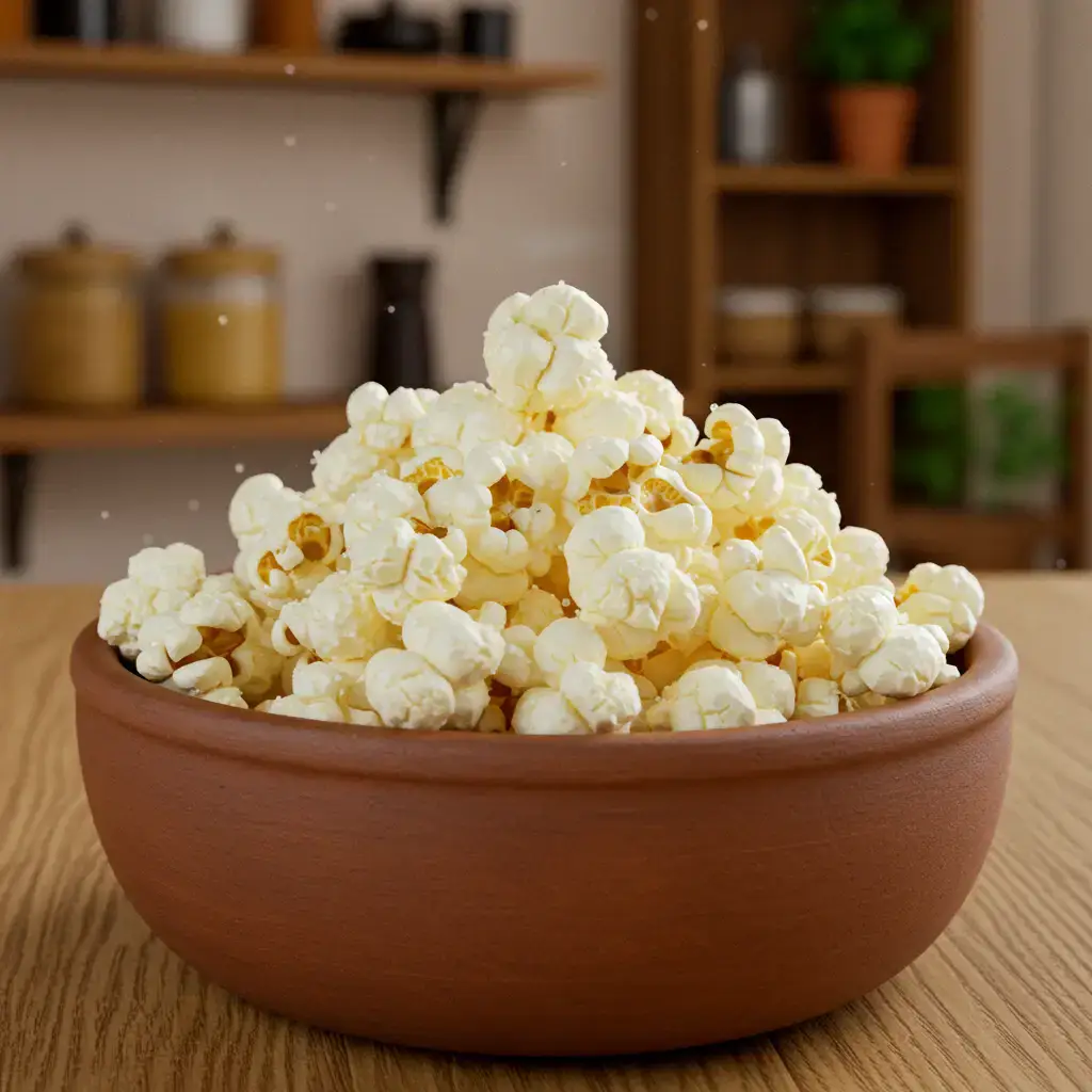 Pipoca Super Saudável no Microondas