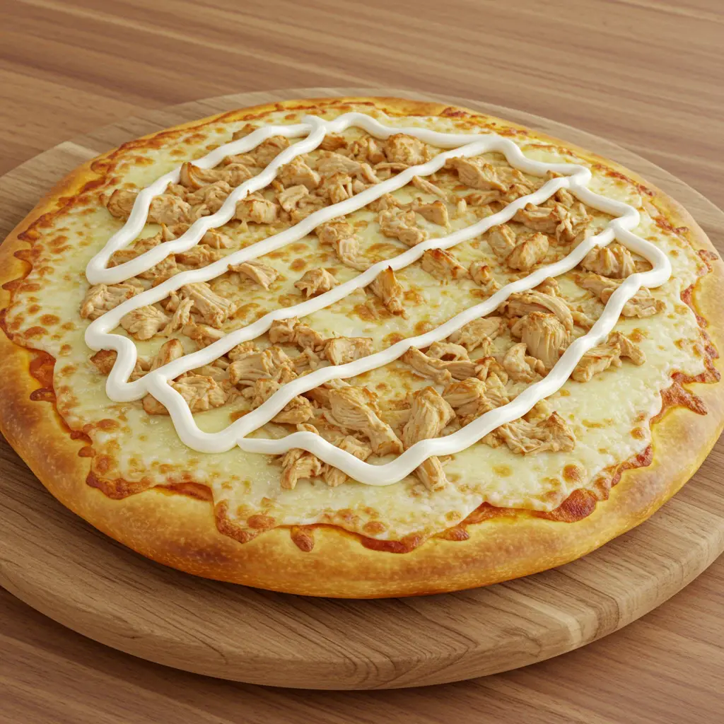 Pizza de Frango com Requeijão
