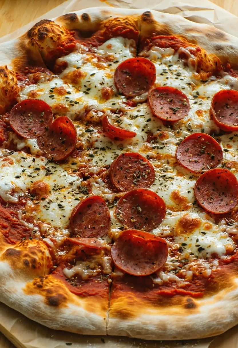 Pizza de Calabresa no Liquidificador