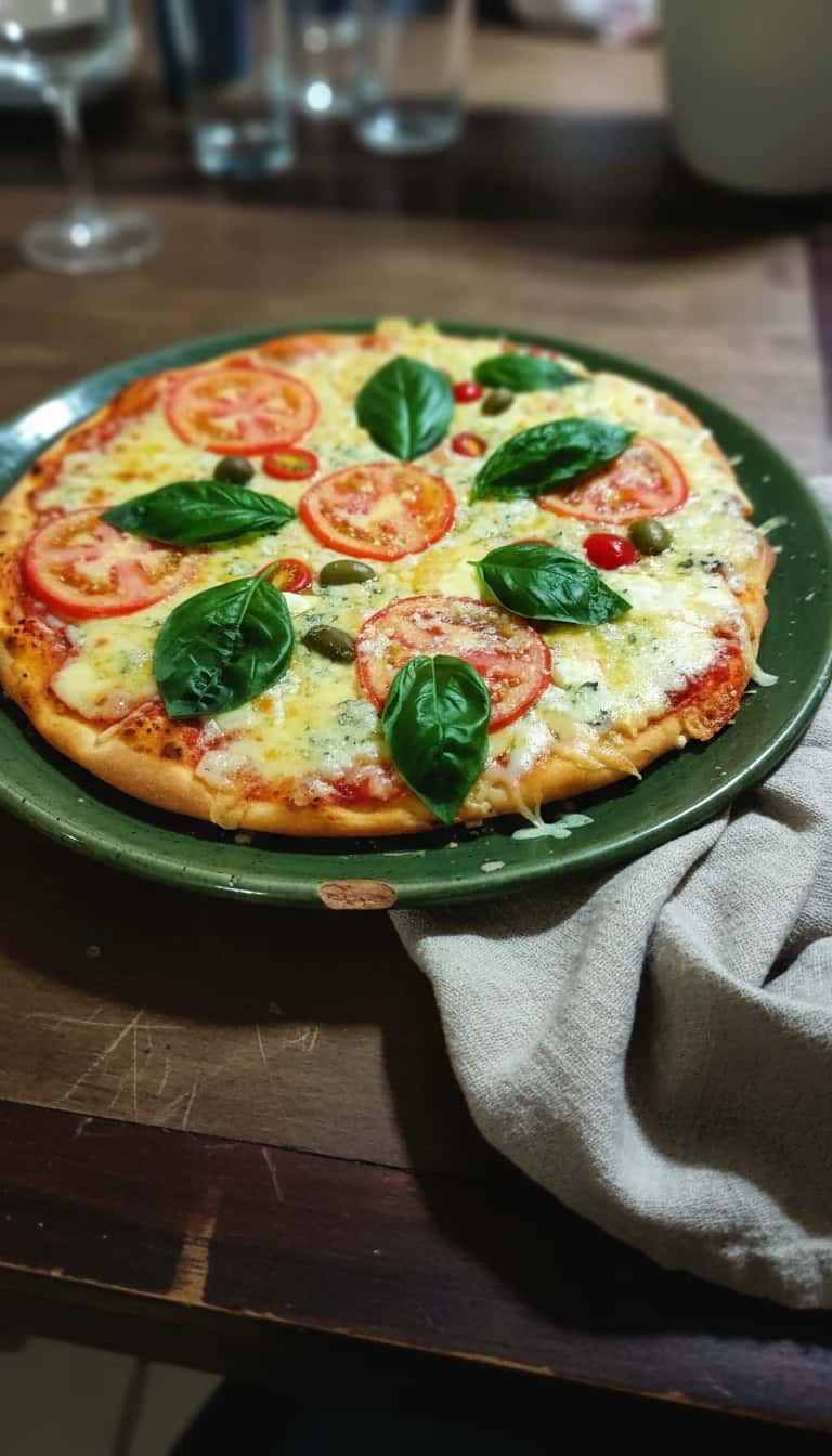 Pizza de Mandioquinha Caseira