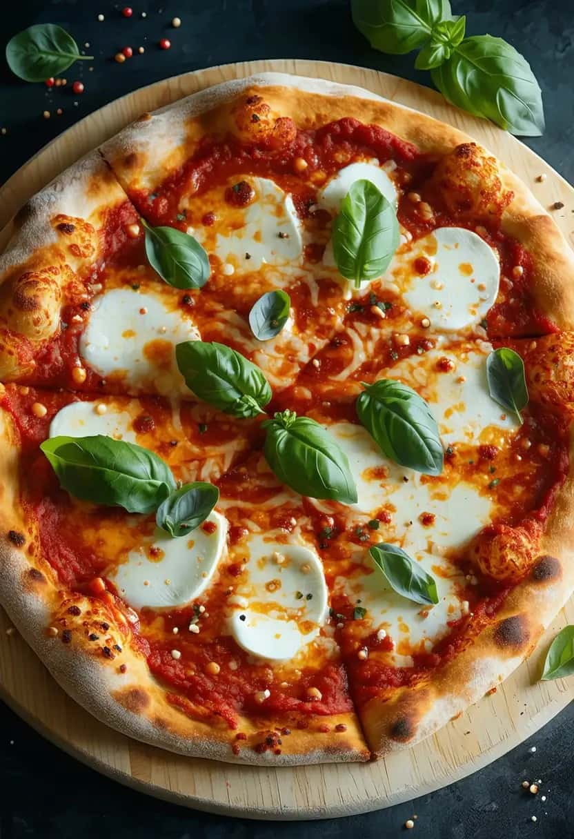 Pizza de Marguerita Caseira