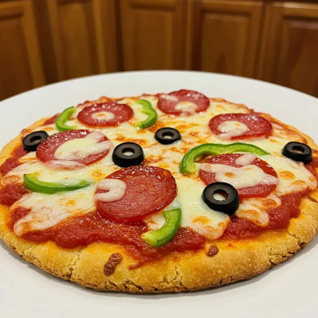 Pizza Low Carb de Couve-Flor Caseira