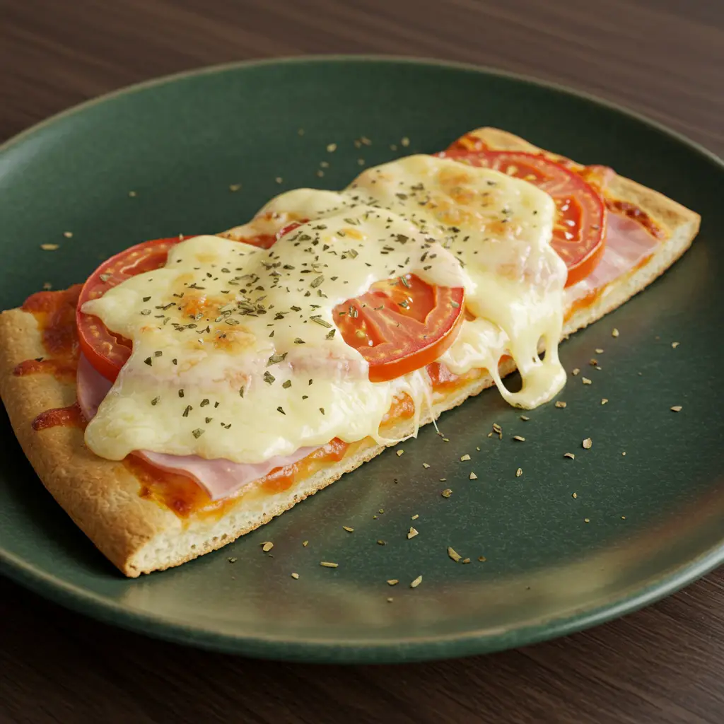 Pizza de Queijo e Amêndoas Caseira