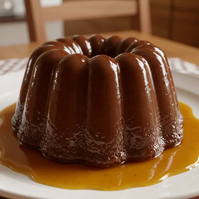 Pudim de Chocolate Super Prático