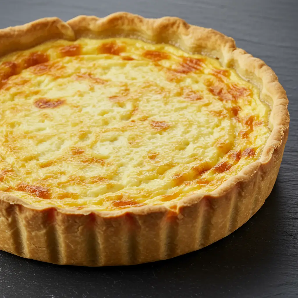Quiche de Alho-poró e Gruyère