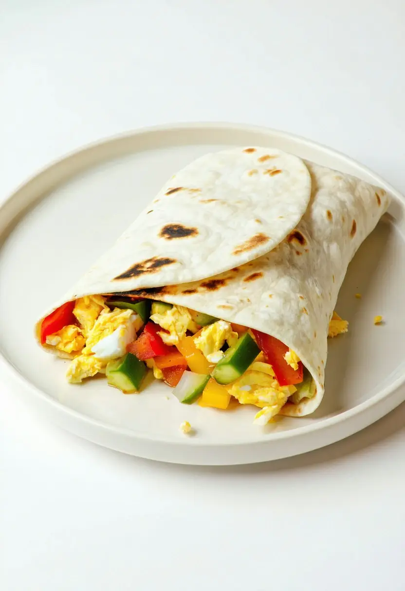 Burrito de Café da Manhã Caseiro