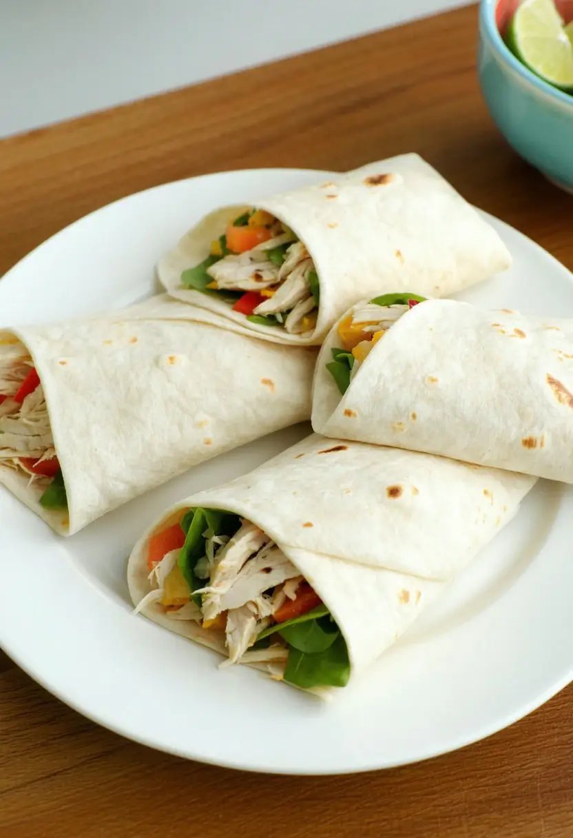 Wraps de Tortilla Veganos