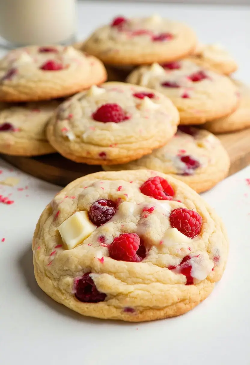 Biscoitos de Framboesa e Chocolate Branco: Super Práticos!