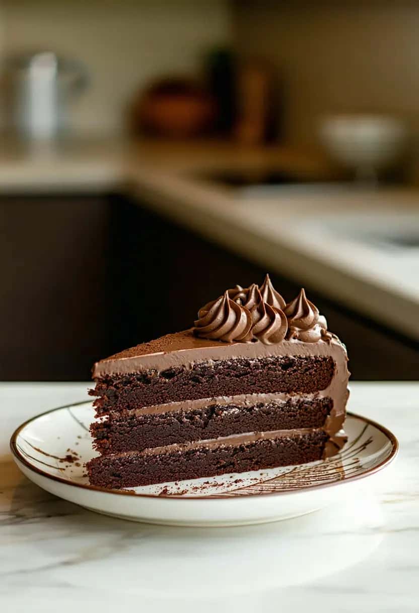 Bolo Ganache de Chocolate 100% Vegetal