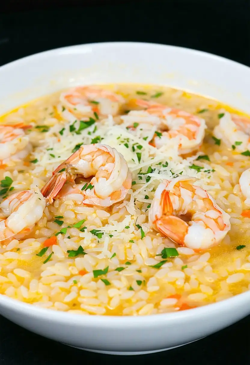 Risotto de Camarão Cremoso: Super Prático!
