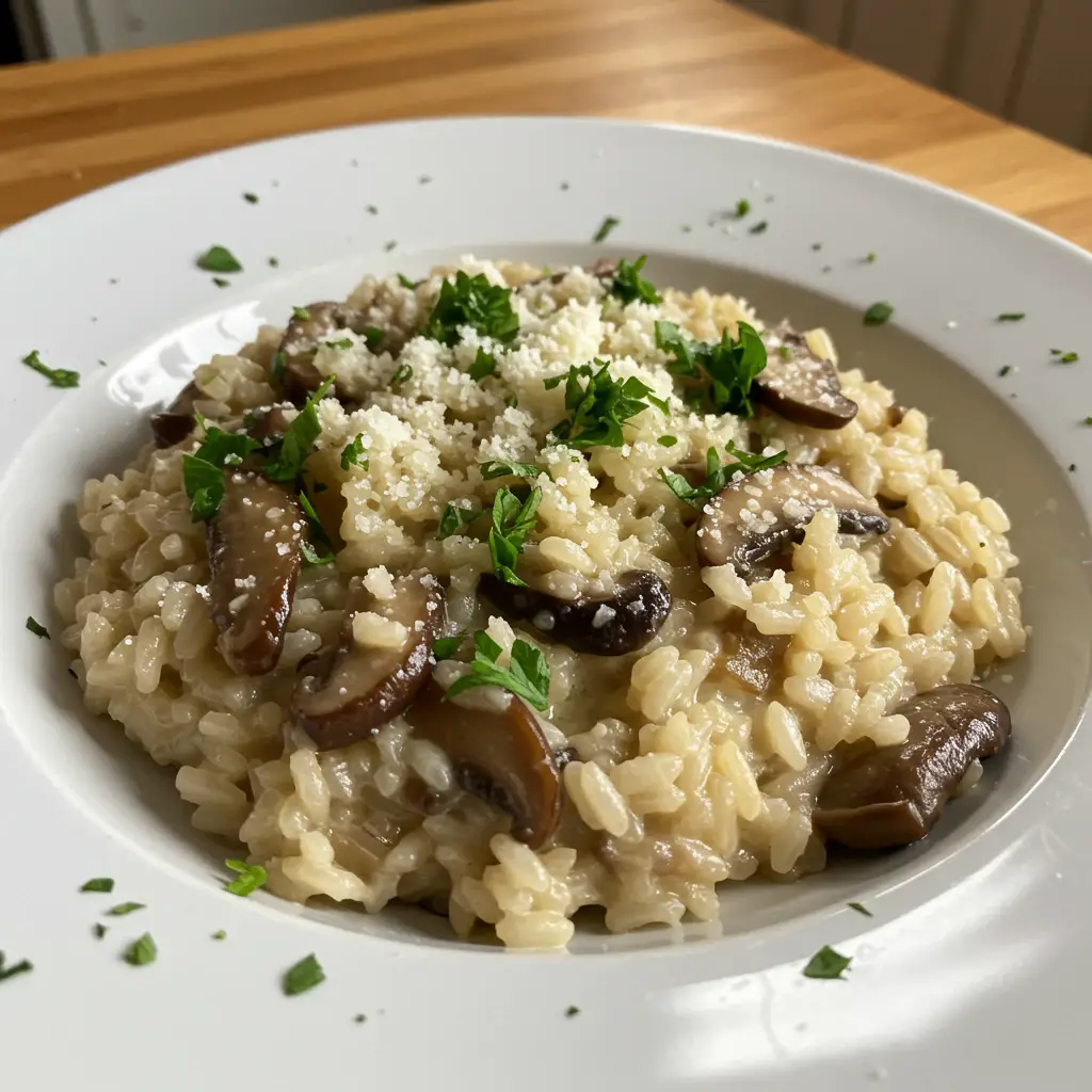 Risoto de Shitake Econômico