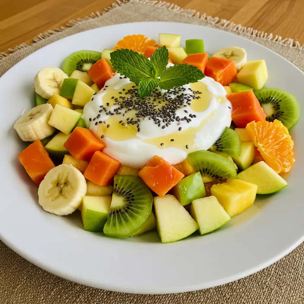 Salada de Frutas com Iogurte: Deliciosa e Econômica