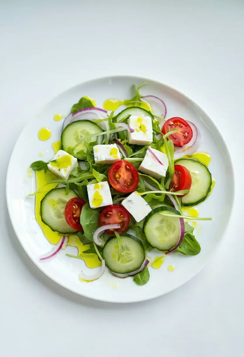 Salada de Pepino e Tomate Caseira
