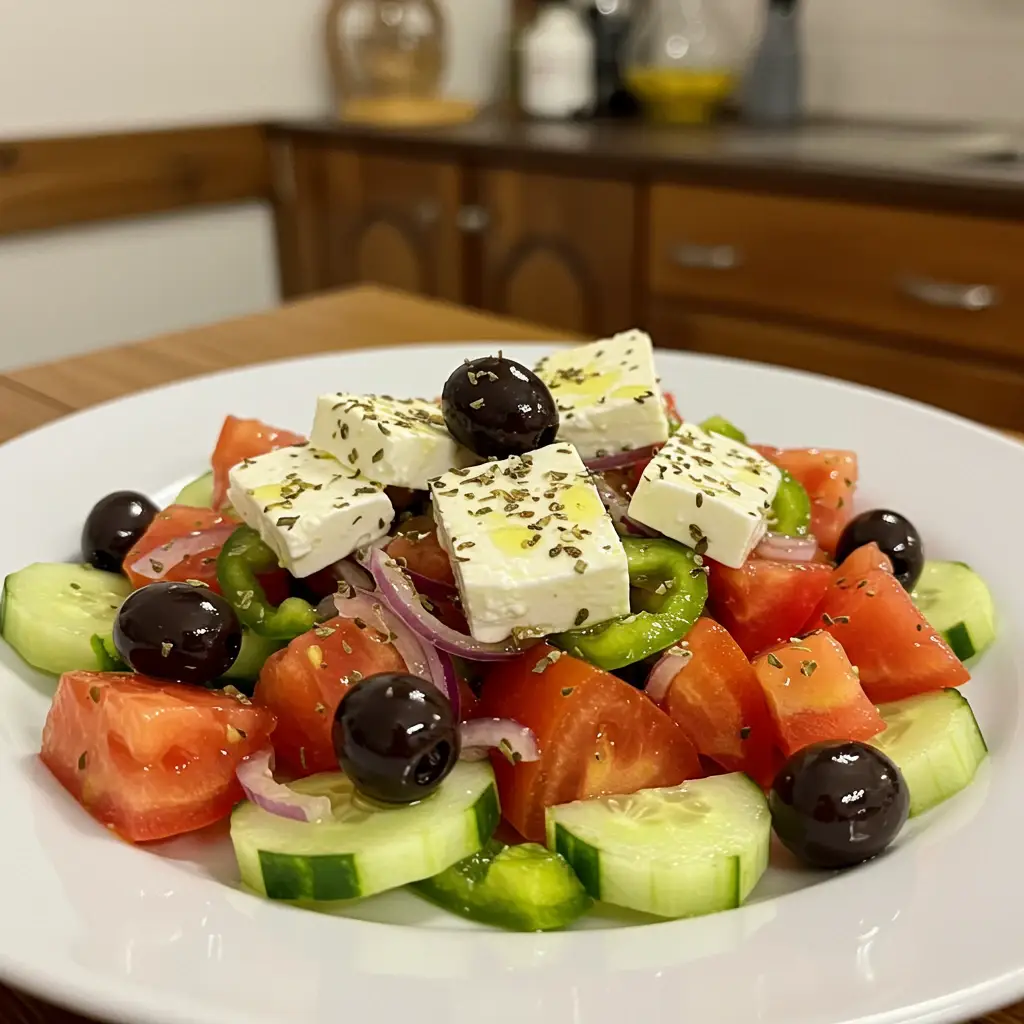 Salada Grega Caseira da Família