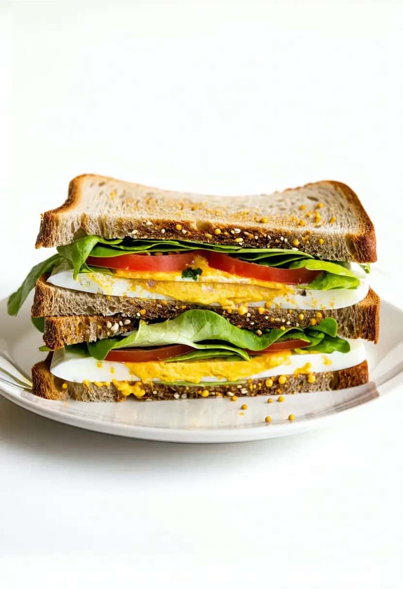 Sanduíche de Maionese de Ovo Caseiro