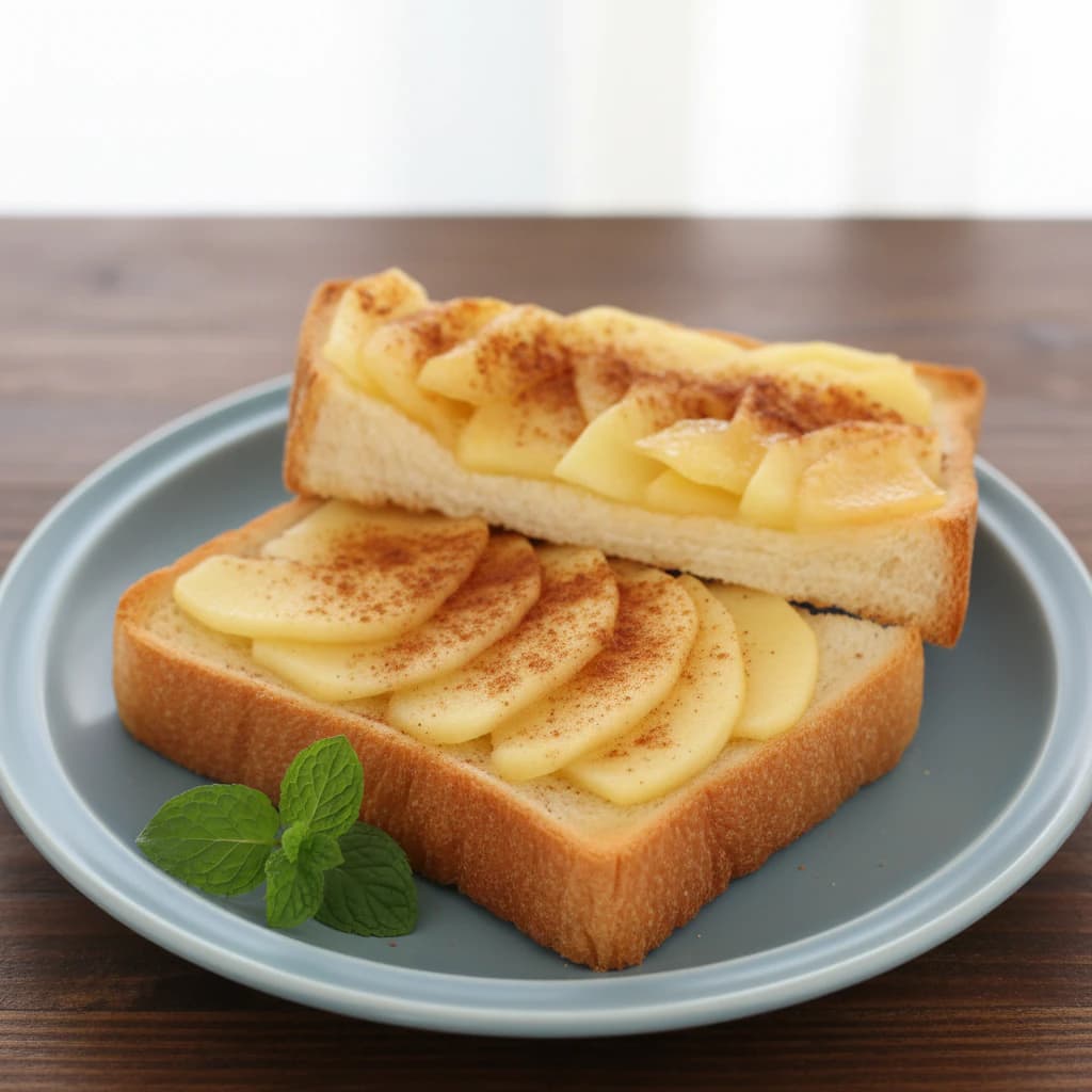 Sanduíche de Maçã e Queijo Caseiro