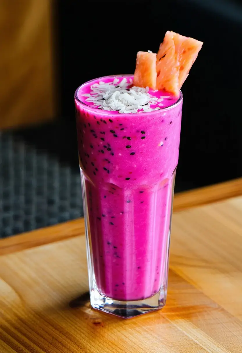 Smoothie Pitaya & Coco: Econômico e Delicioso