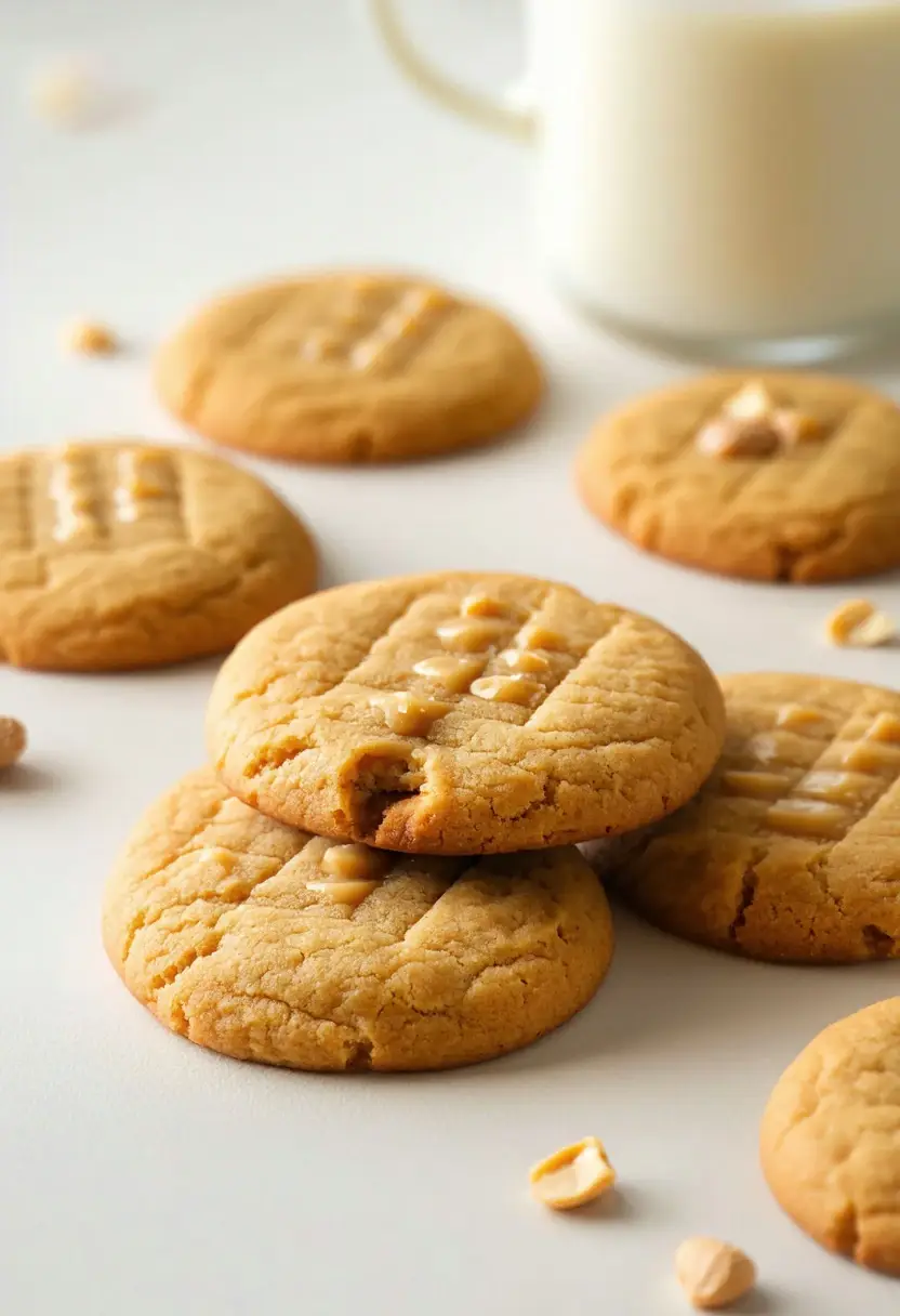 Biscoitos de Manteiga de Amendoim Super Práticos