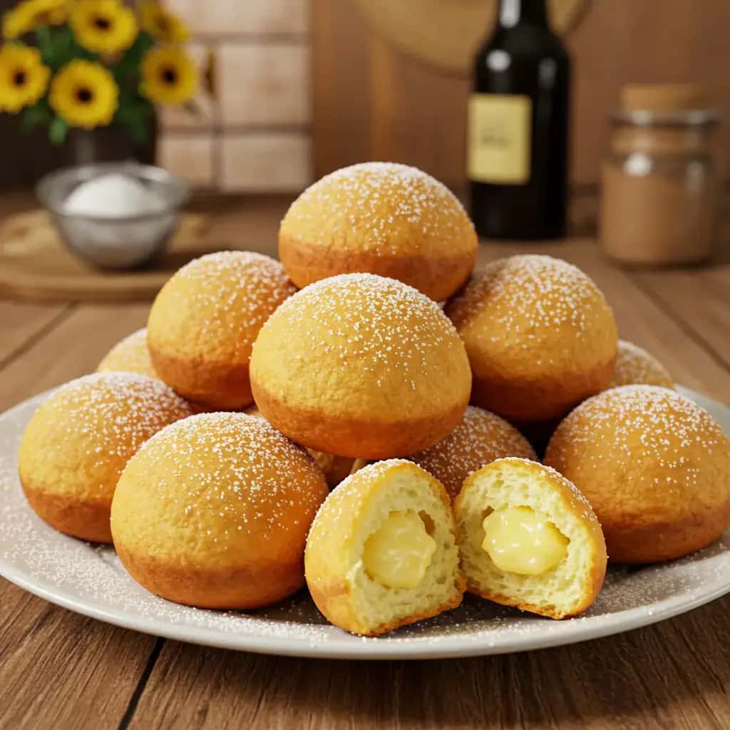 Sonho de Doce de Leite Nutritivo