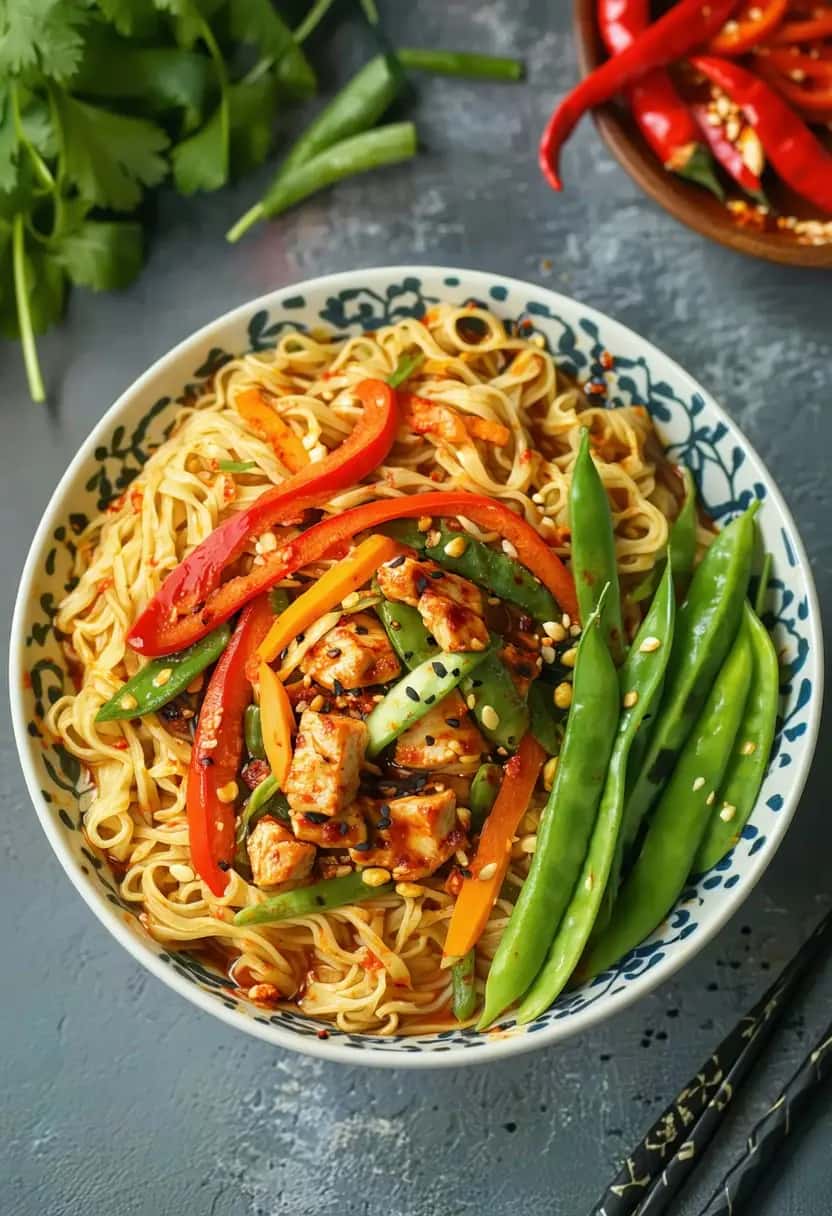 Miojo Tailandês Apimentado: Econômico e Delicioso