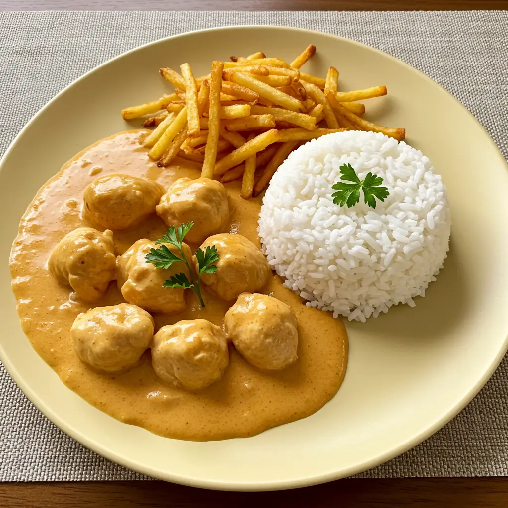 Strogonoff Cremoso de Frango