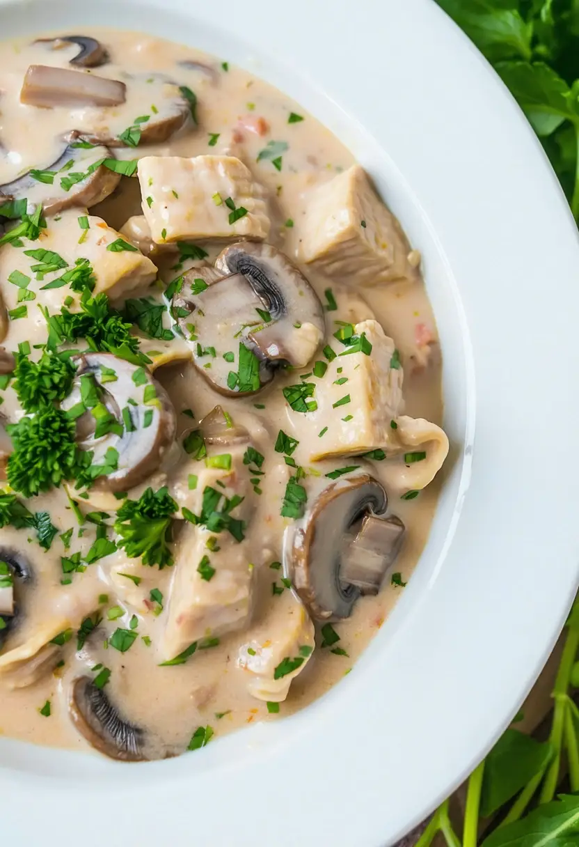 Strogonoff de Frango Fitness (40 porções)