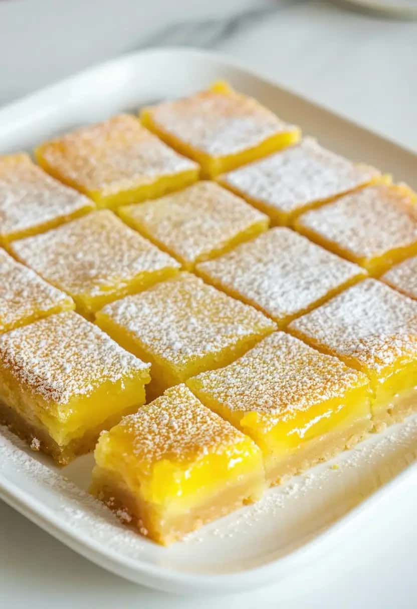 Barras de Limão Deliciosas (Sem Açúcar)