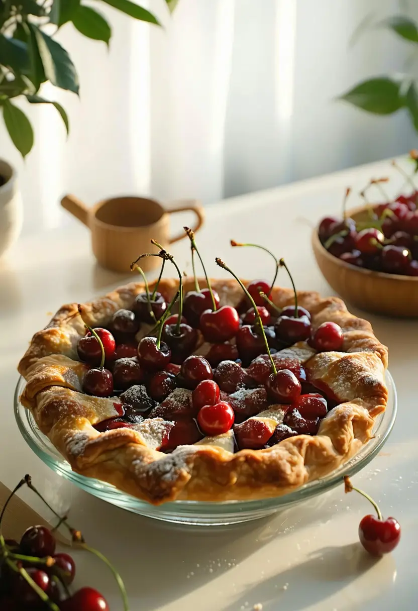 Torta de Cereja Azeda Perfeita