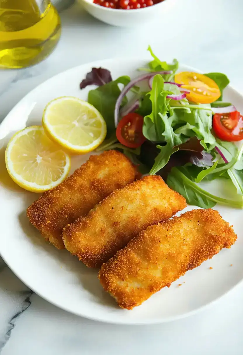 Tilápia à Milanesa Crocante Demais!