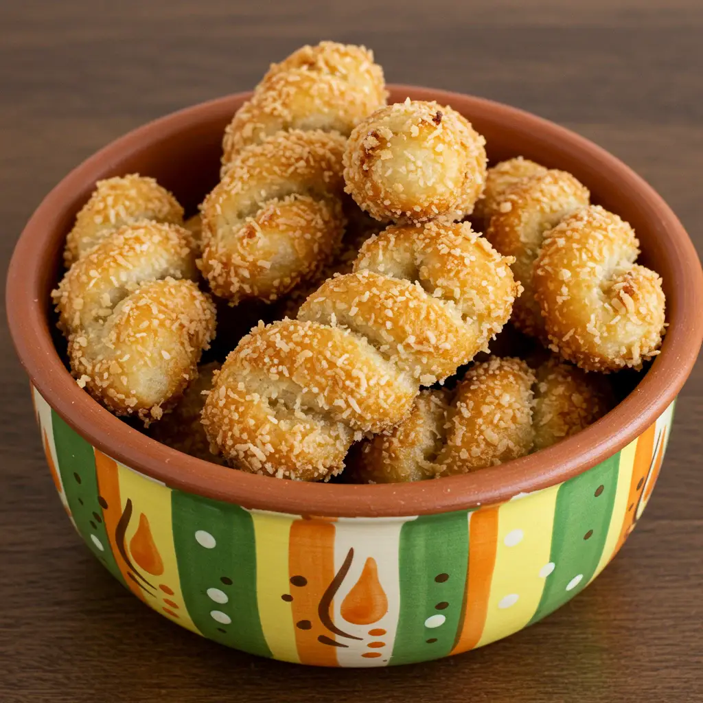 Torcidinhos de Coco e Leite Condensado: Deliciosos Pãezinhos Recheados