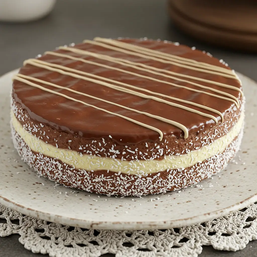 Torta Cremosa de Biscoito Maisena