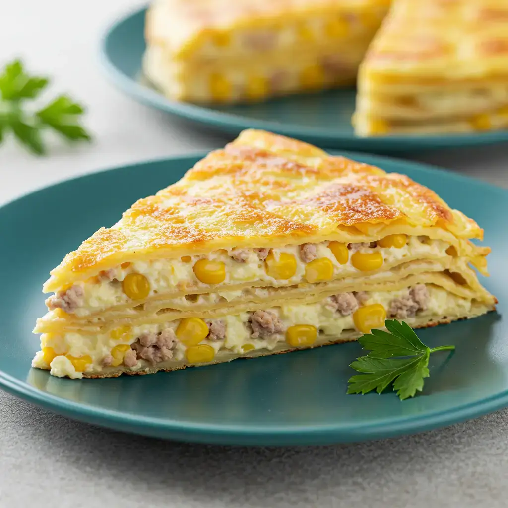 Torta Cremosa de Milho e Frango 100% Vegetal