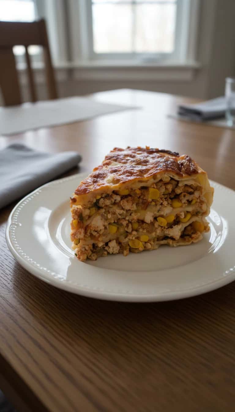 Torta Cremosa de Milho e Frango 100% Vegetal