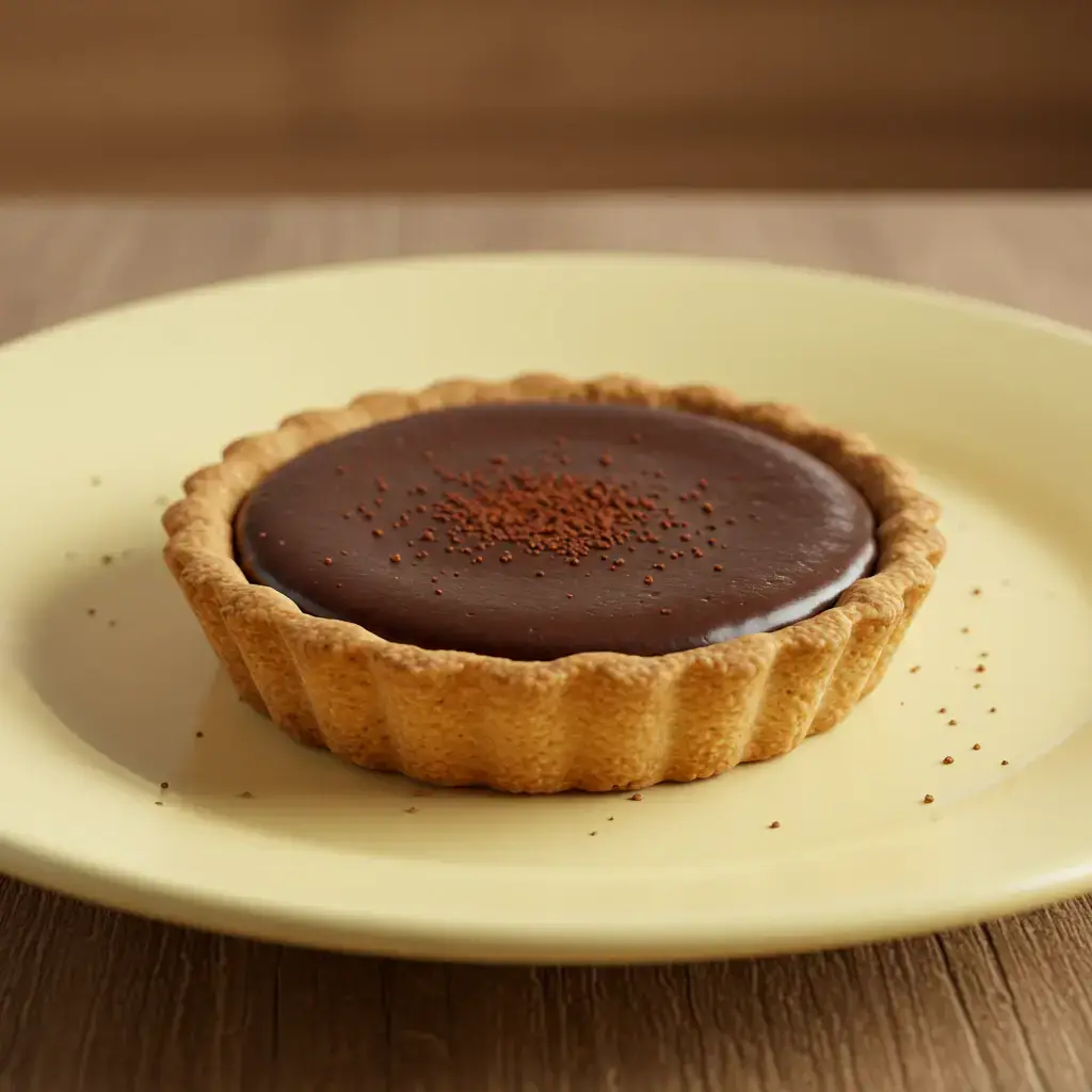 Torta Cremosa de Ricota com Chocolate