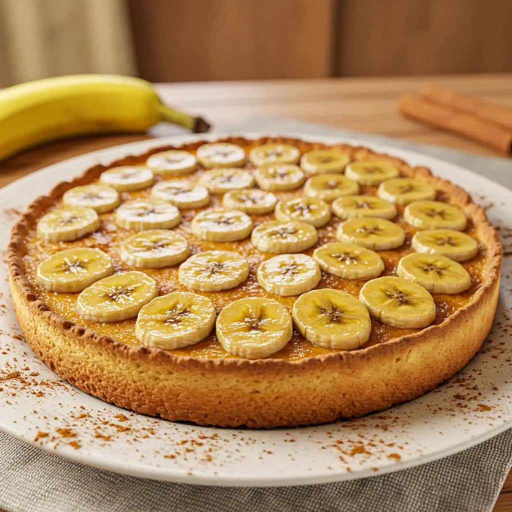 Torta de Banana Caseira