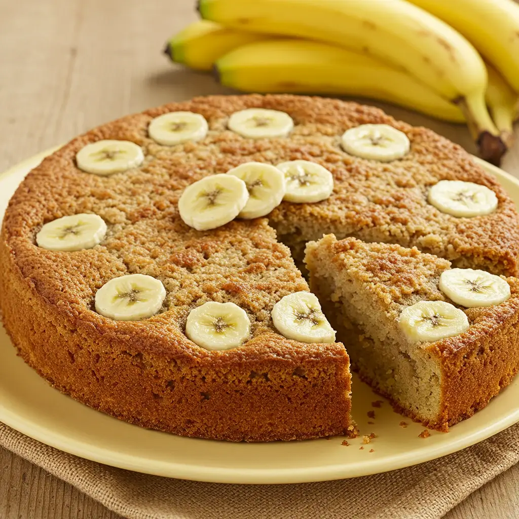 Torta de Banana com Canela: Receita Fácil