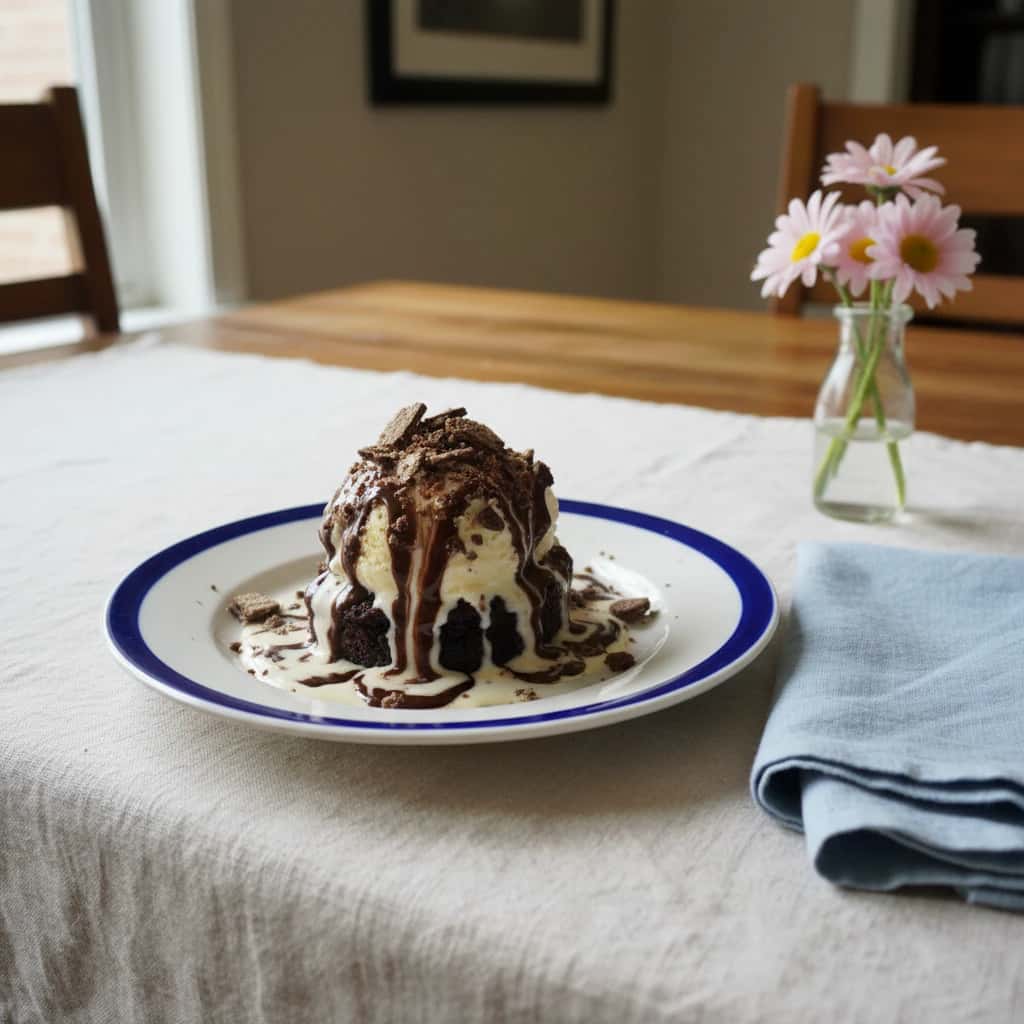 Minha Torta de Bis com Chocolate