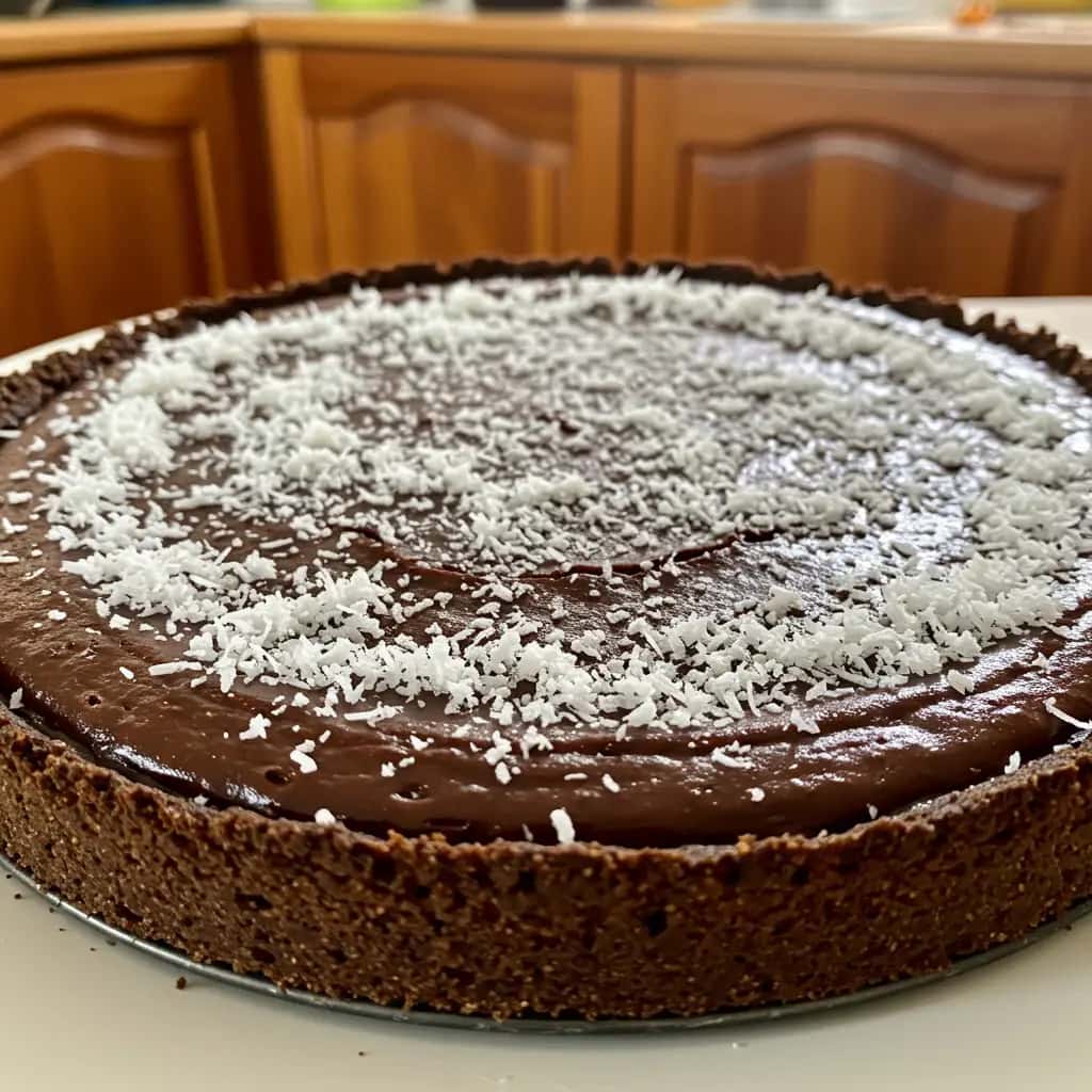 Torta de Chocolate com Coco Perfeita